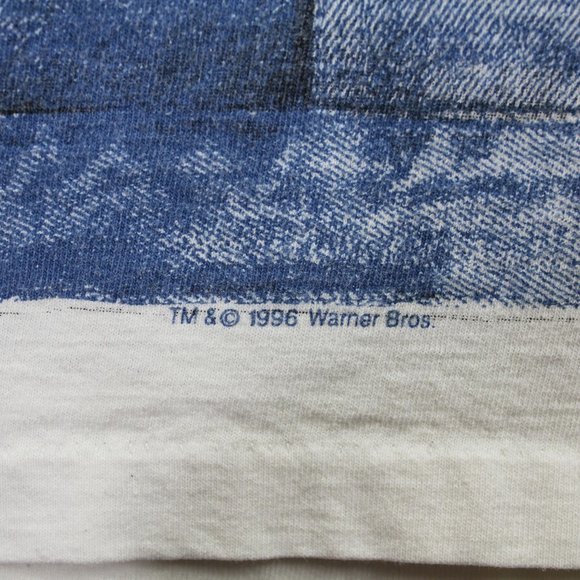 Tweety Vintage 1996 90s All Over Print Single Stitch Looney Tunes Shirt sz L - Picture 3 of 6